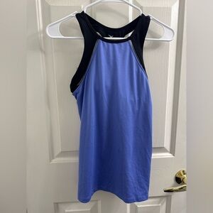 Old Navy Purple & Black Activewear Tank Top with Racerback Design